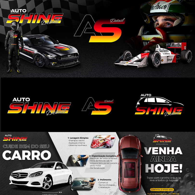 Auto Shine branding